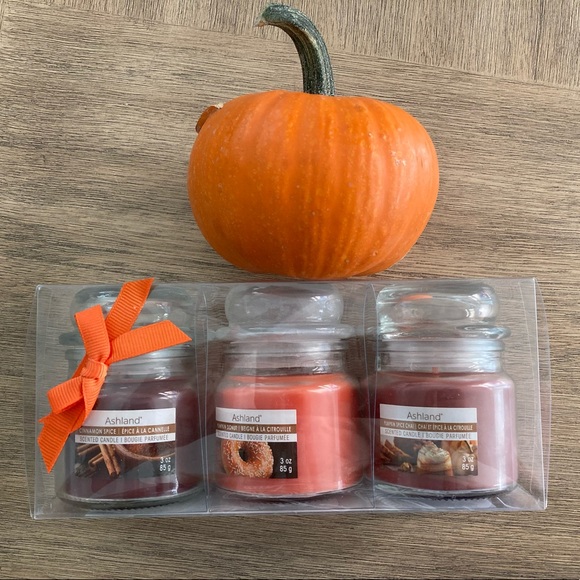 Ashland Other - +FREE! Gift with Purchase! NEW Ashland 3 Pack Fall Small Candle Set